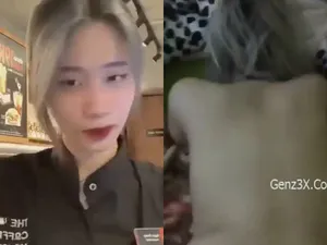 Lộ clip em nv coffee house bị gấu nện tả tơi p2