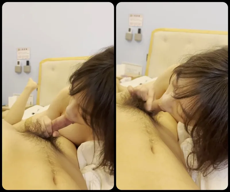 Con ghệ ngoan bú láp dương vật bự của anh