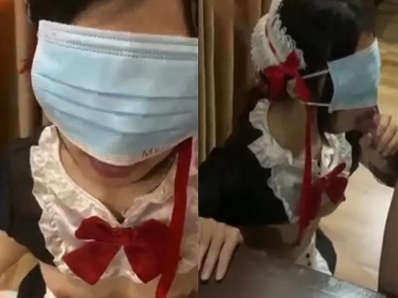 Ghệ việt dâm cosplay nô lệ tình dục liếm bú con cục thịt điêu luyện